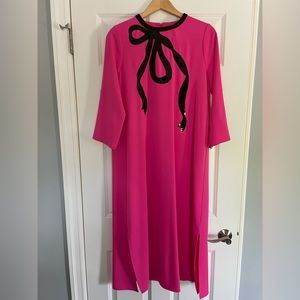 Electric Pink Bow Jamie Dress by TUCKERNUCK